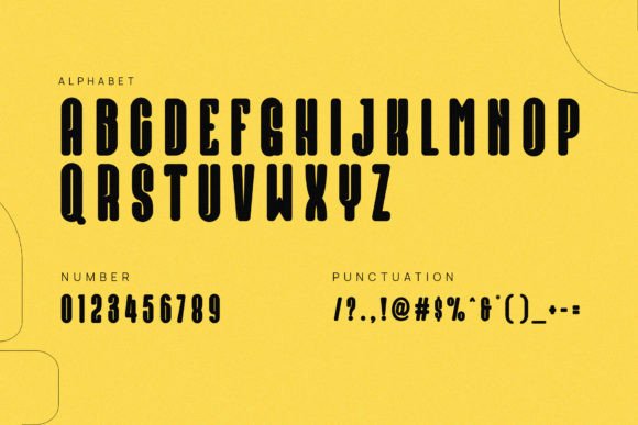 Sandeg Font PNG with transparent background - Preview 4