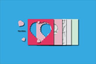 Valentine Heart Shadow Box Svg, Map Love · Creative Fabrica