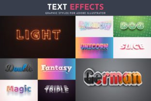 100 Editable Text Effects, Mega Bundle Graphic by rwgusev · Creative ...