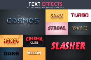 100 Editable Text Effects, Mega Bundle Graphic by rwgusev · Creative ...