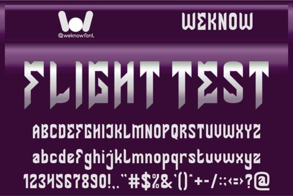 Aeroplane Font - Preview 4