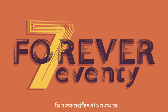 Forever 7eventy Font - Preview 2
