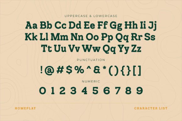 Homeplay Font - Preview 1