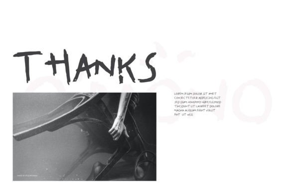 Qimono Font font preview - 4