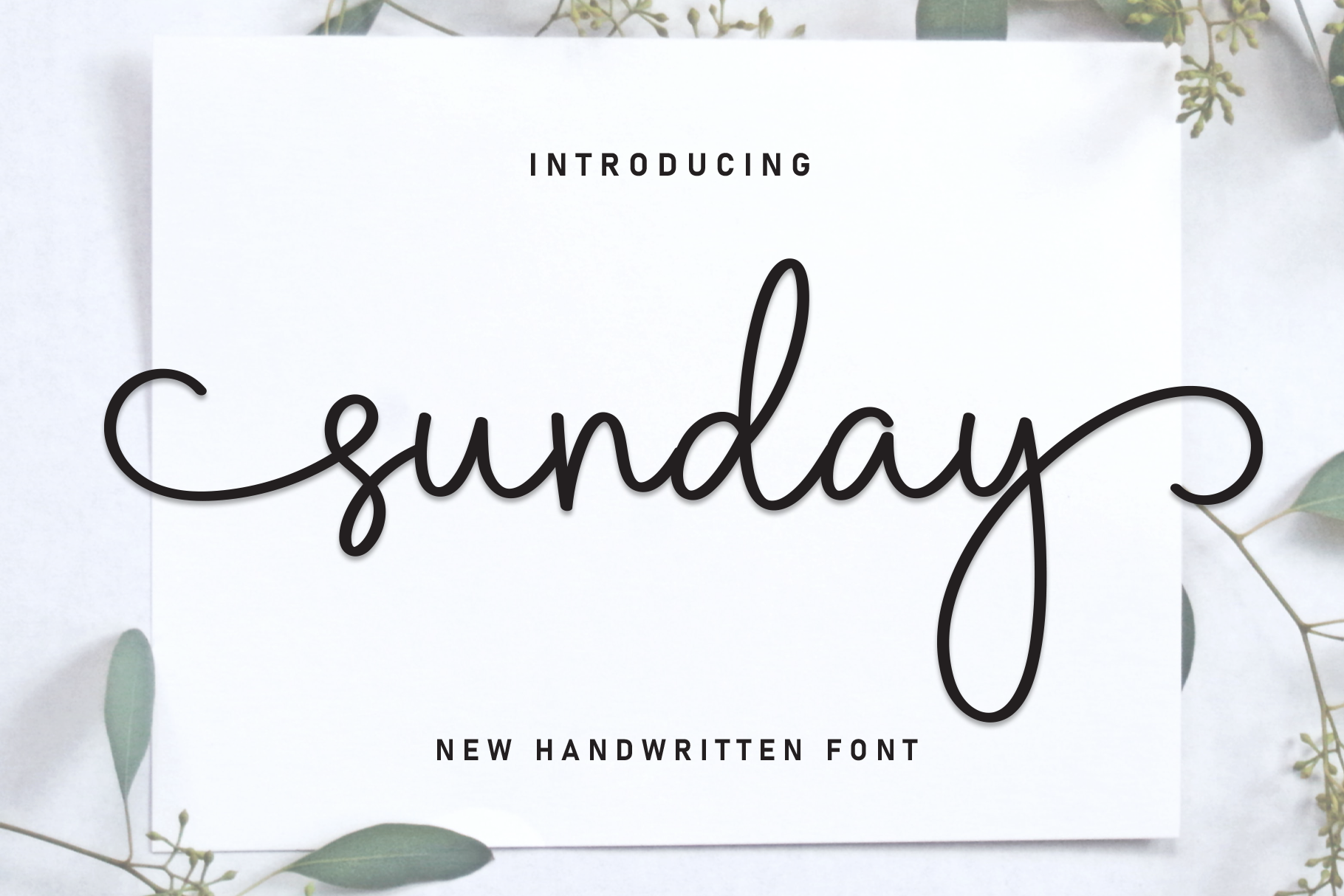 Sunday Font