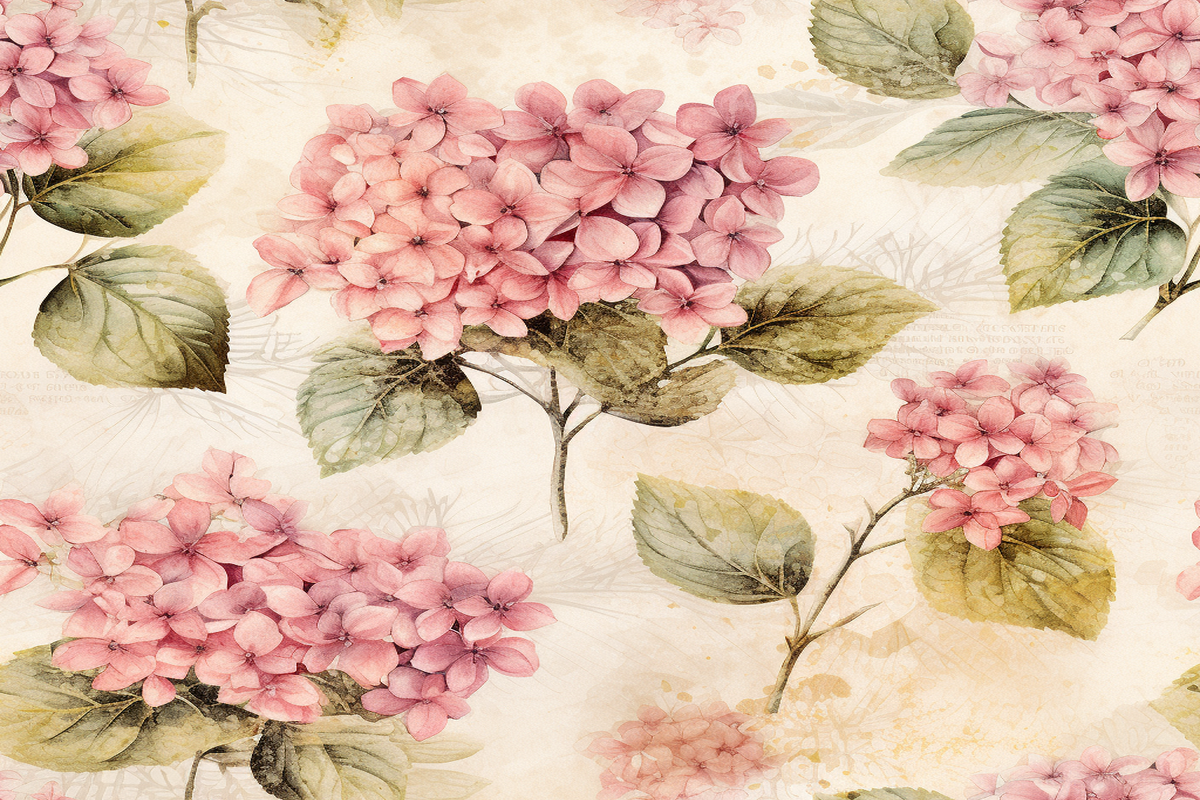 Vintage Floral Seamless Patterns Graphic by BonaDesigns · Creative Fabrica