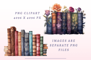 Book Border PNG Bundle Graphic by SapphireDreamscape · Creative Fabrica