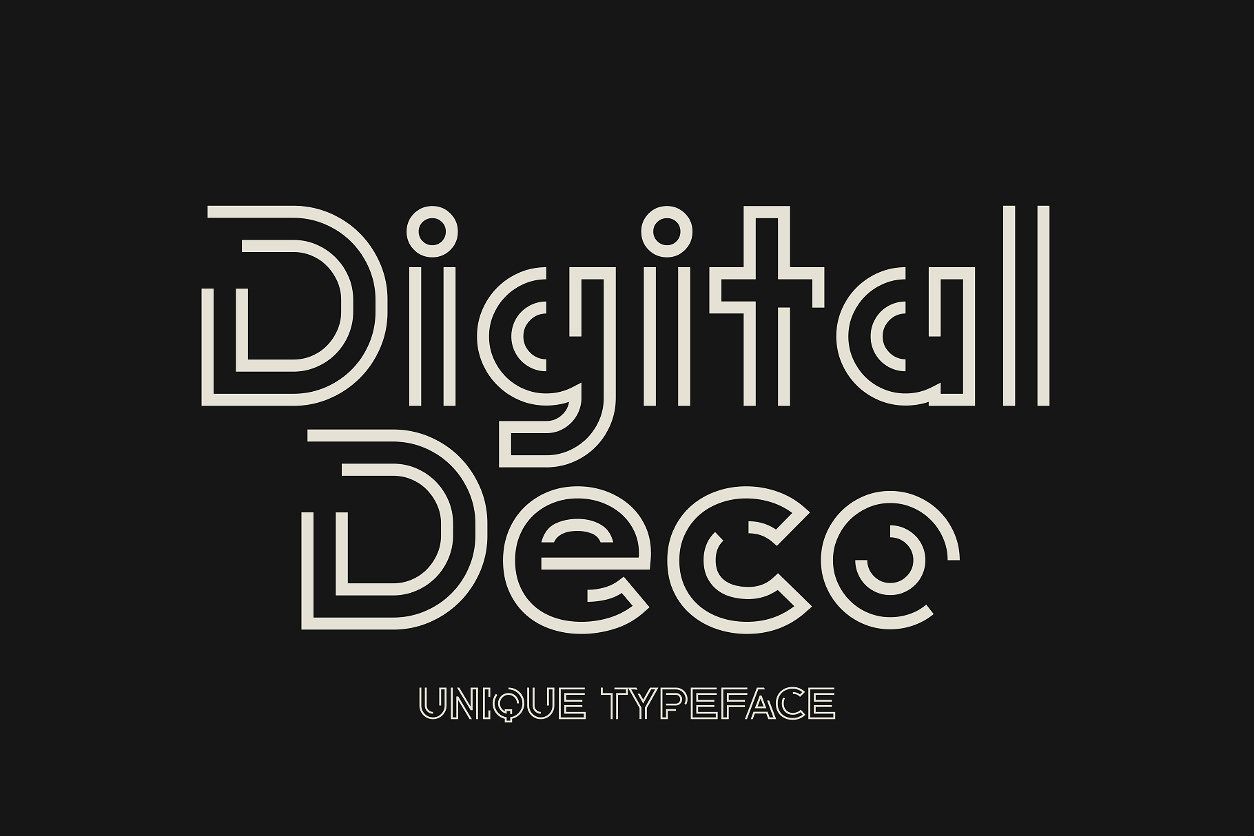 Digital Deco preview — 1920s luxury meets minimalist digital geometry