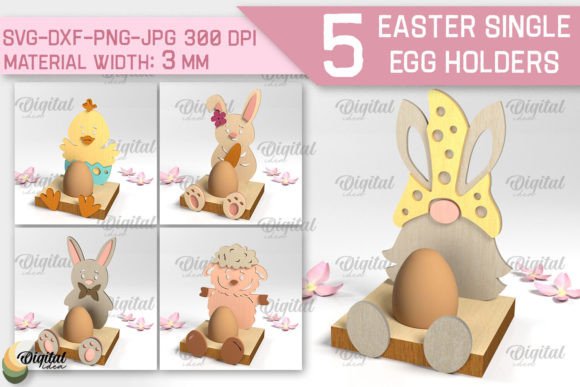 Easter 3D SVG Cut Files for Paper Crafts - Creative Fabrica