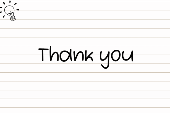 Note Simple Font PNG with transparent background - Preview 6