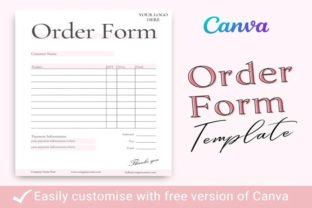 Order Form Templates Graphic by MariShop99 · Creative Fabrica
