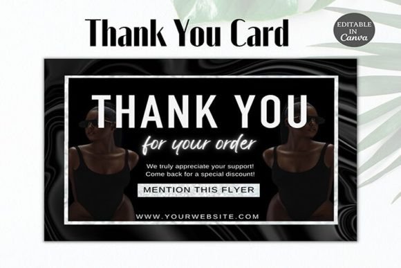 Thank You Card Canva Template