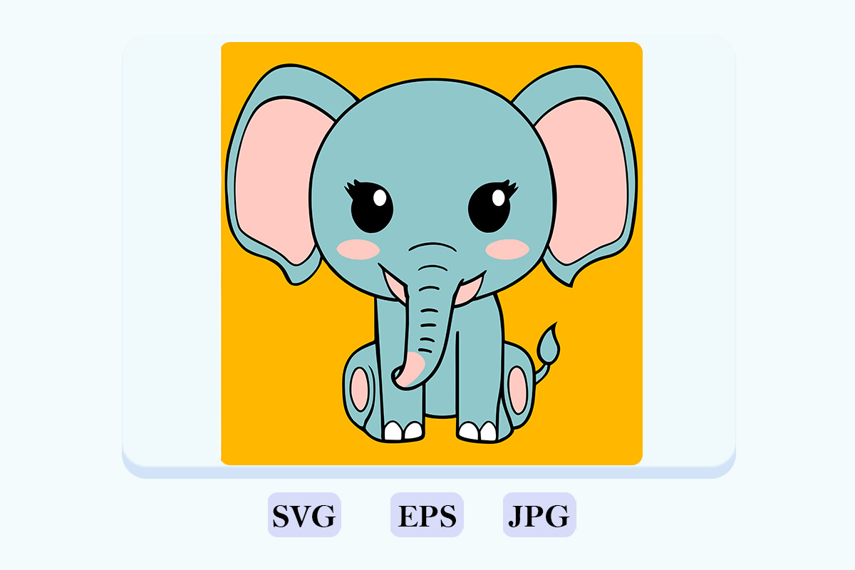 Elephant Graphgans Elephant Graphic by Nuhatype · Creative Fabrica