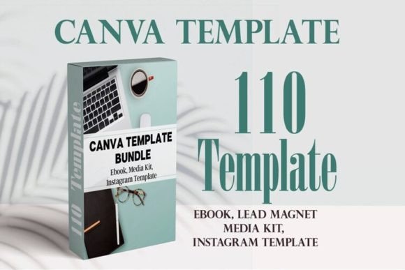 110 Pages Canva Template Bundle