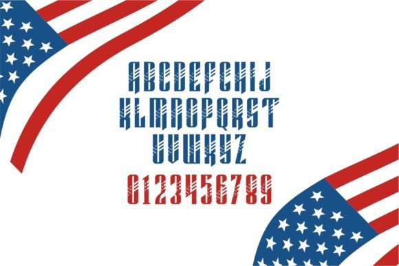 A Patriotic Call Font - Preview 1