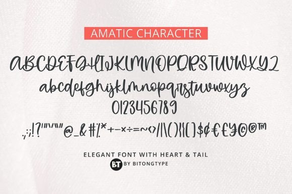 Amatic Font - Preview 1