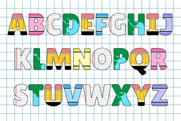 Back to School Font - Preview 2