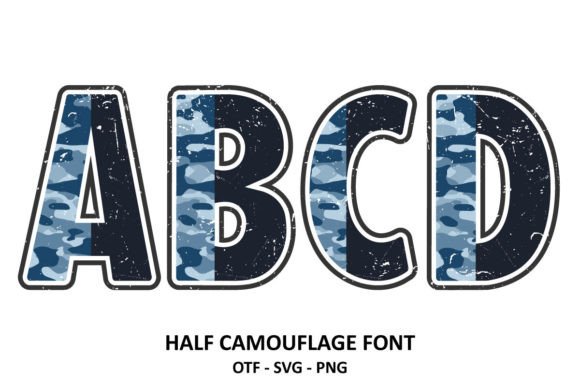 Camouflage Bundle Font - Preview 2