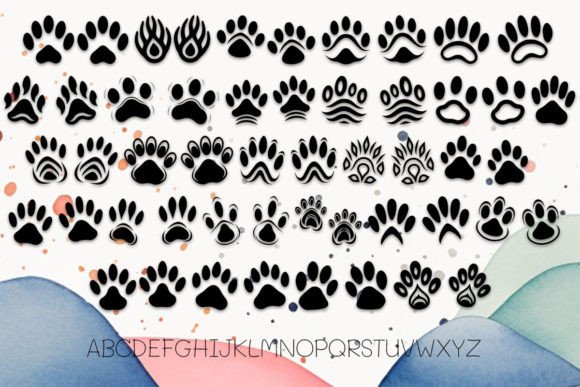 Cat Paws Memory Font - Preview 1