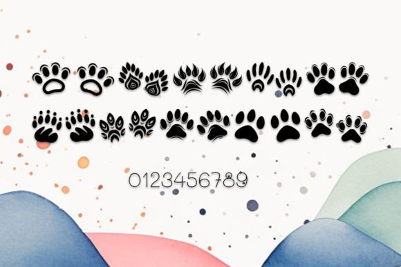 Cat Paws Memory Font - Preview 3