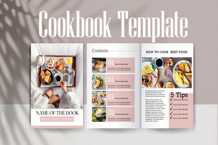 CookBook Template for Canva