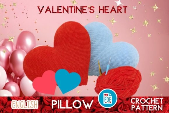 Crochet Valentines Heart / Pillow PDF