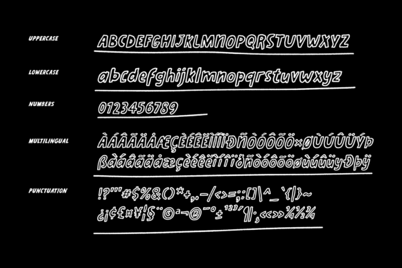 Lazy Daze Font PNG with transparent background - Preview 3