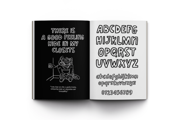 Lazy Daze Font PNG with transparent background - Preview 2