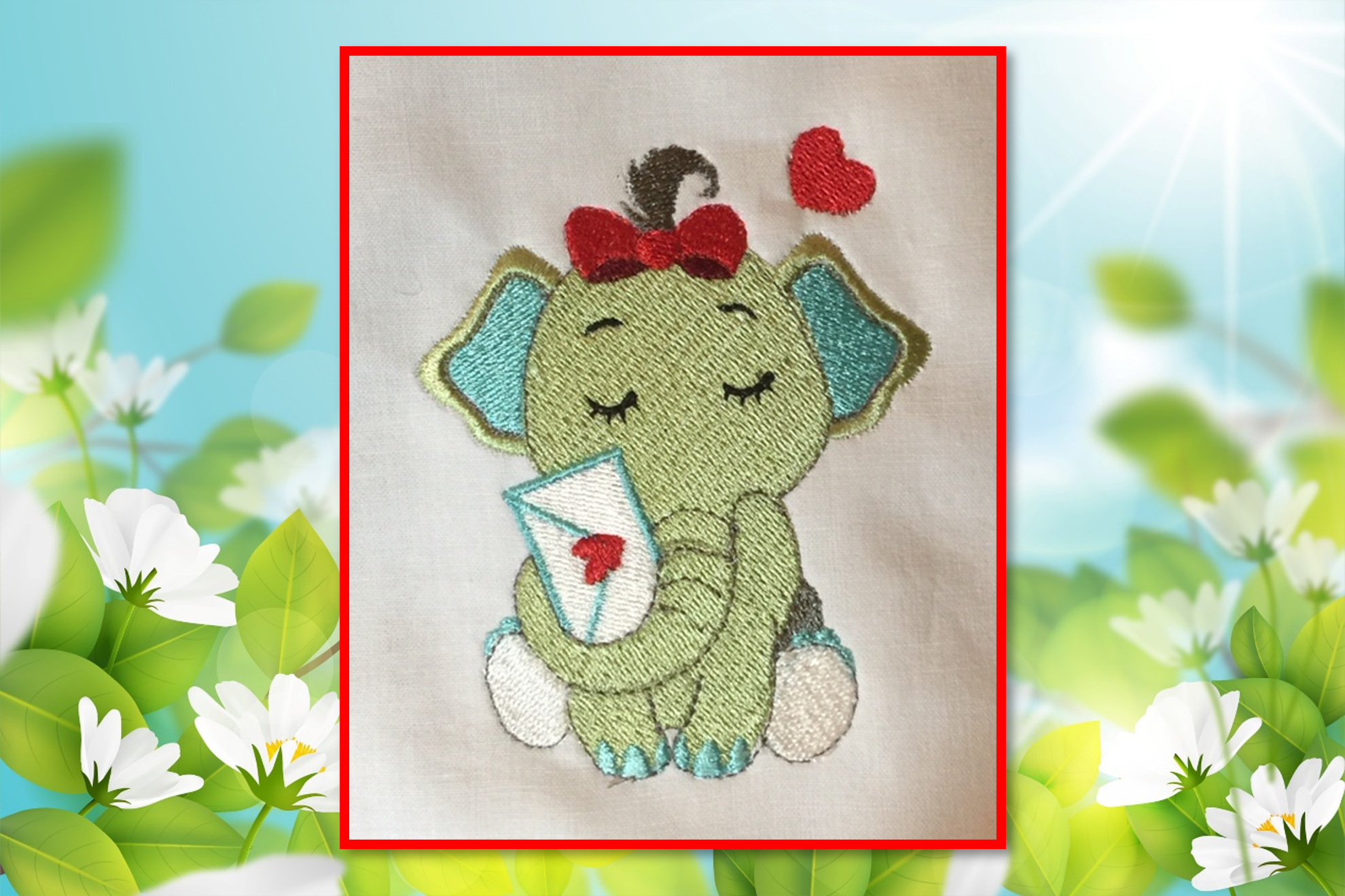 Love an Elephant Valentine