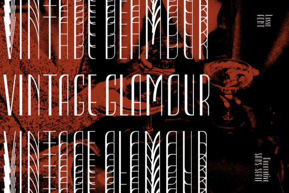Lusso Font PNG with transparent background - Preview 3