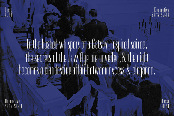 Lusso Font PNG with transparent background - Preview 4