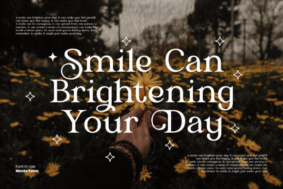 Monte Falco Font PNG with transparent background - Preview 1