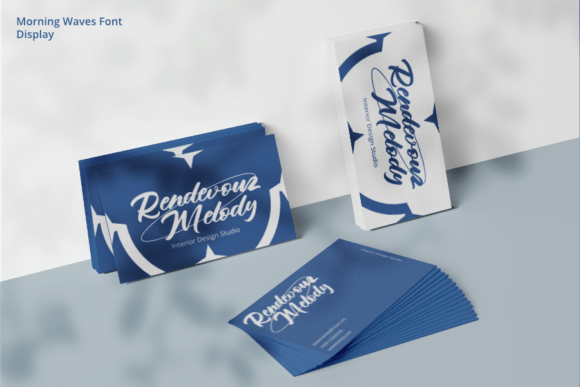 Morning Waves Font PNG with transparent background - Preview 3