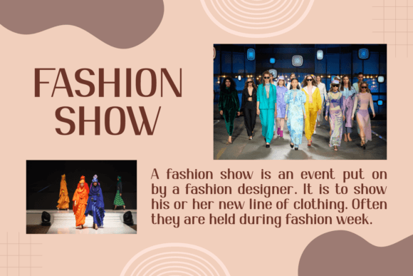 Nice Fashion Font PNG with transparent background - Preview 3
