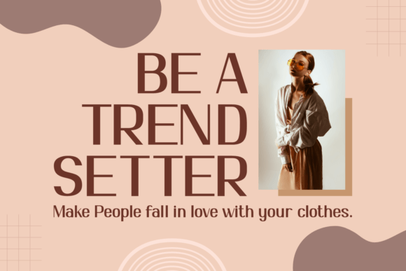 Nice Fashion Font PNG with transparent background - Preview 5