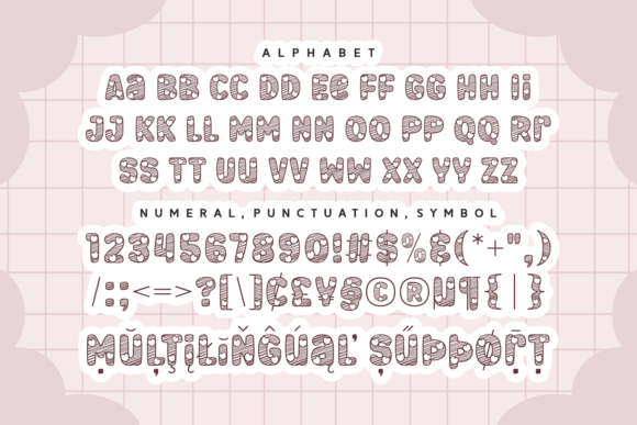 Paint Love Font PNG with transparent background - Preview 5