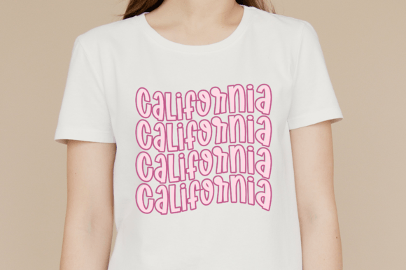 Peaches Farmhouse Font PNG with transparent background - Preview 1