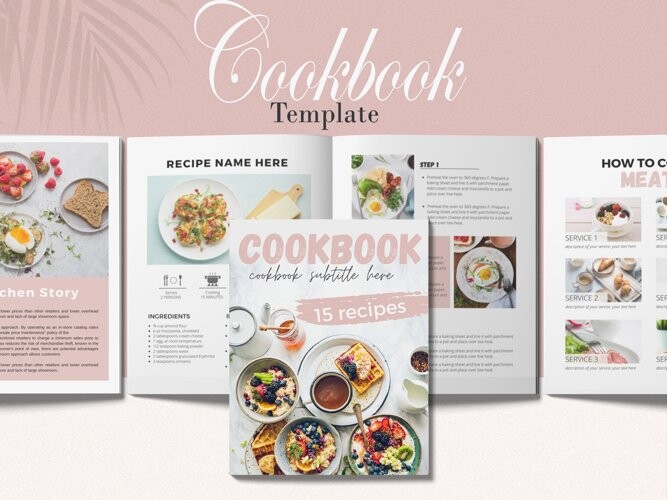 Recipe Book Template for Canva