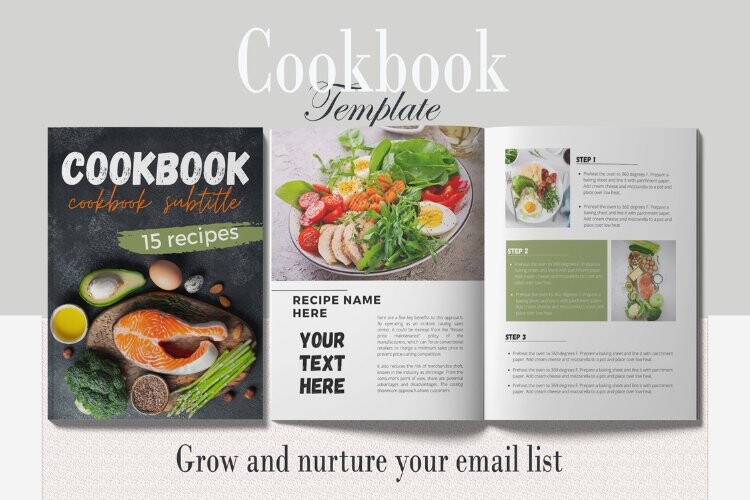 Recipe Book Template for Canva