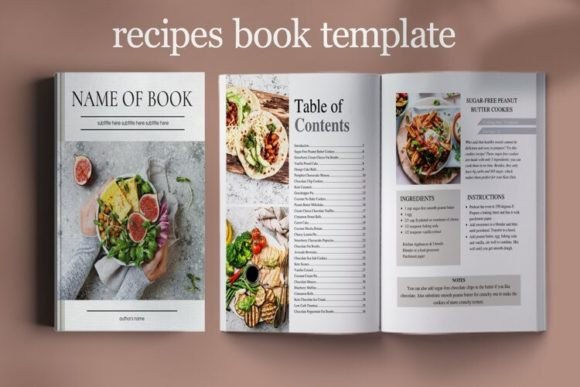 Recipe Book Template for Canva