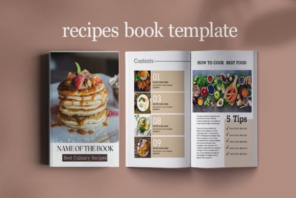 Recipe Book Template for Canva