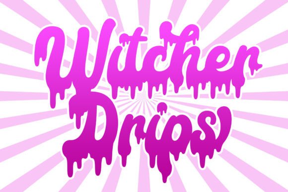 Slime Font PNG with transparent background - Preview 3