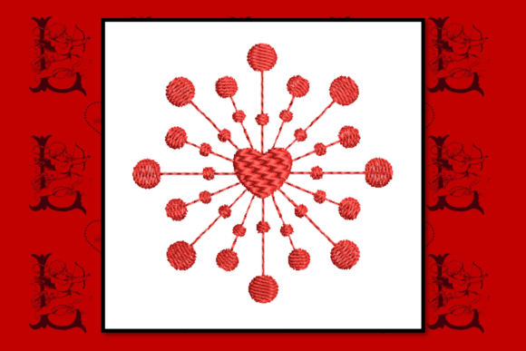 Valentine Snowflake-Four