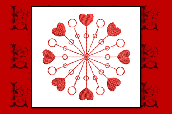 Valentine Snowflake-Three
