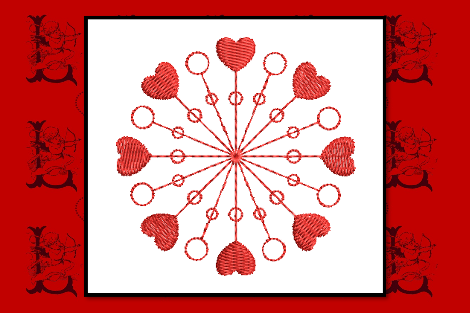 Valentine Snowflake-Three