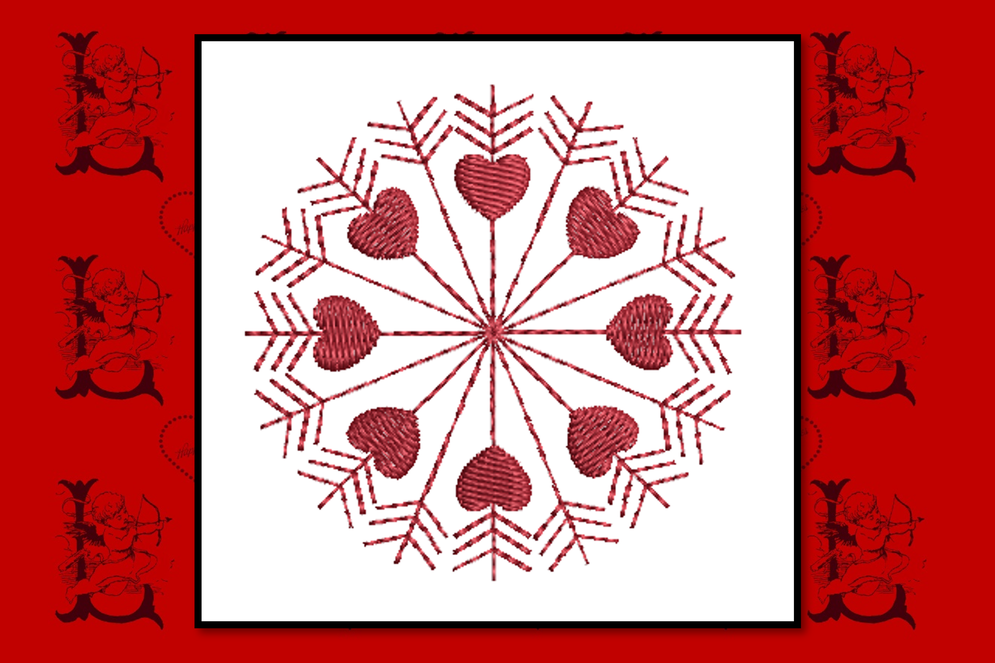 Valentine Snowflake-Two