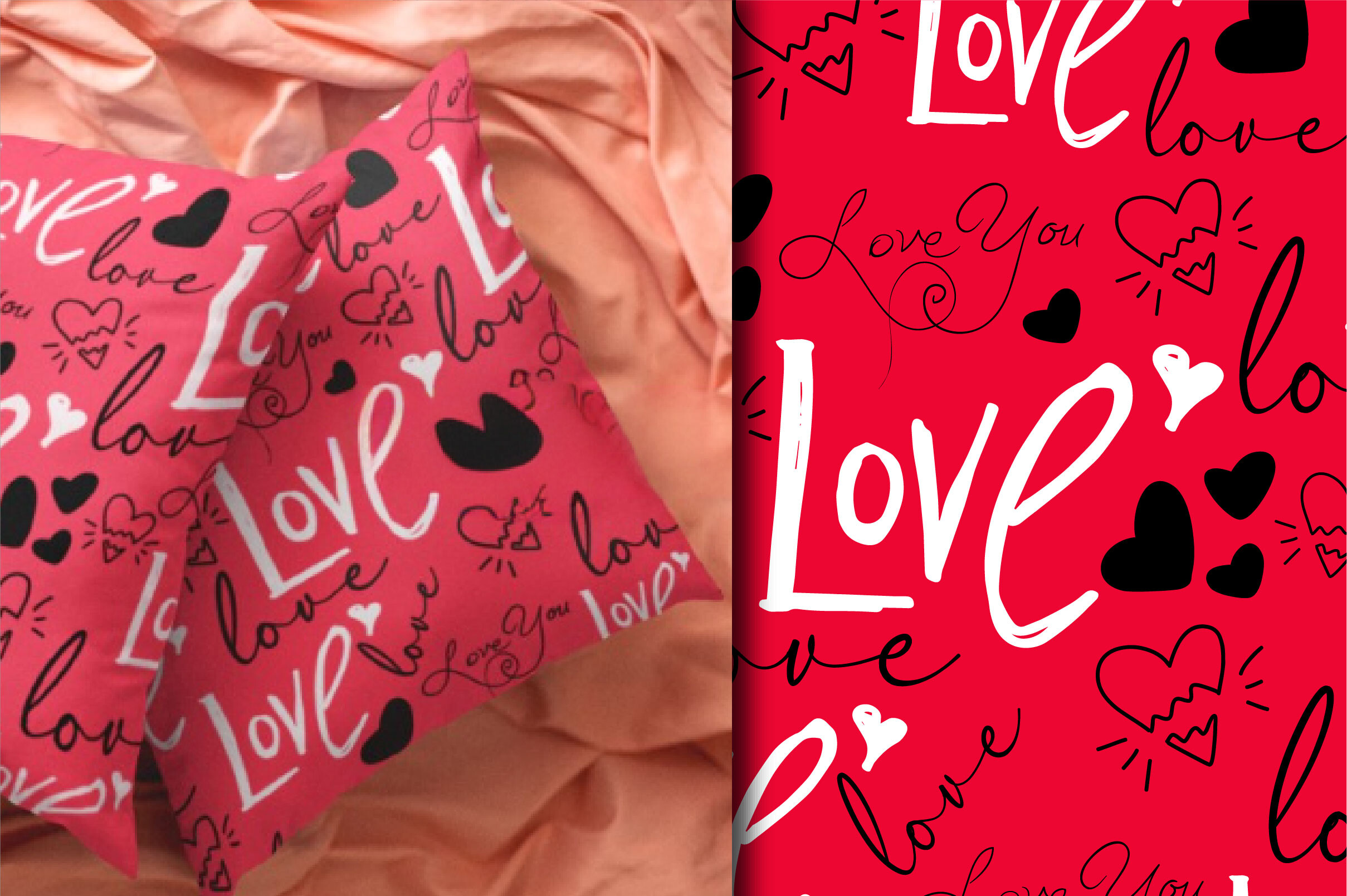 Valentines Seamless Patterns Design Graphic by jerin505 · Creative Fabrica