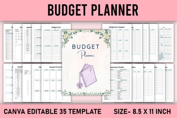 Budget Planner Canva Template