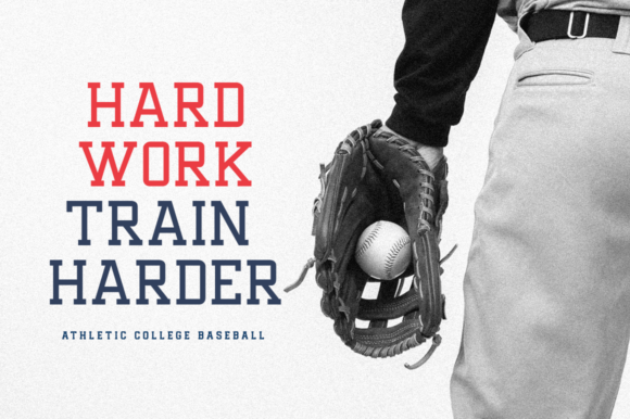 College Baseball Font - Preview 3