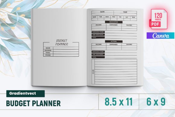 (KDP) Budget Planner Canva